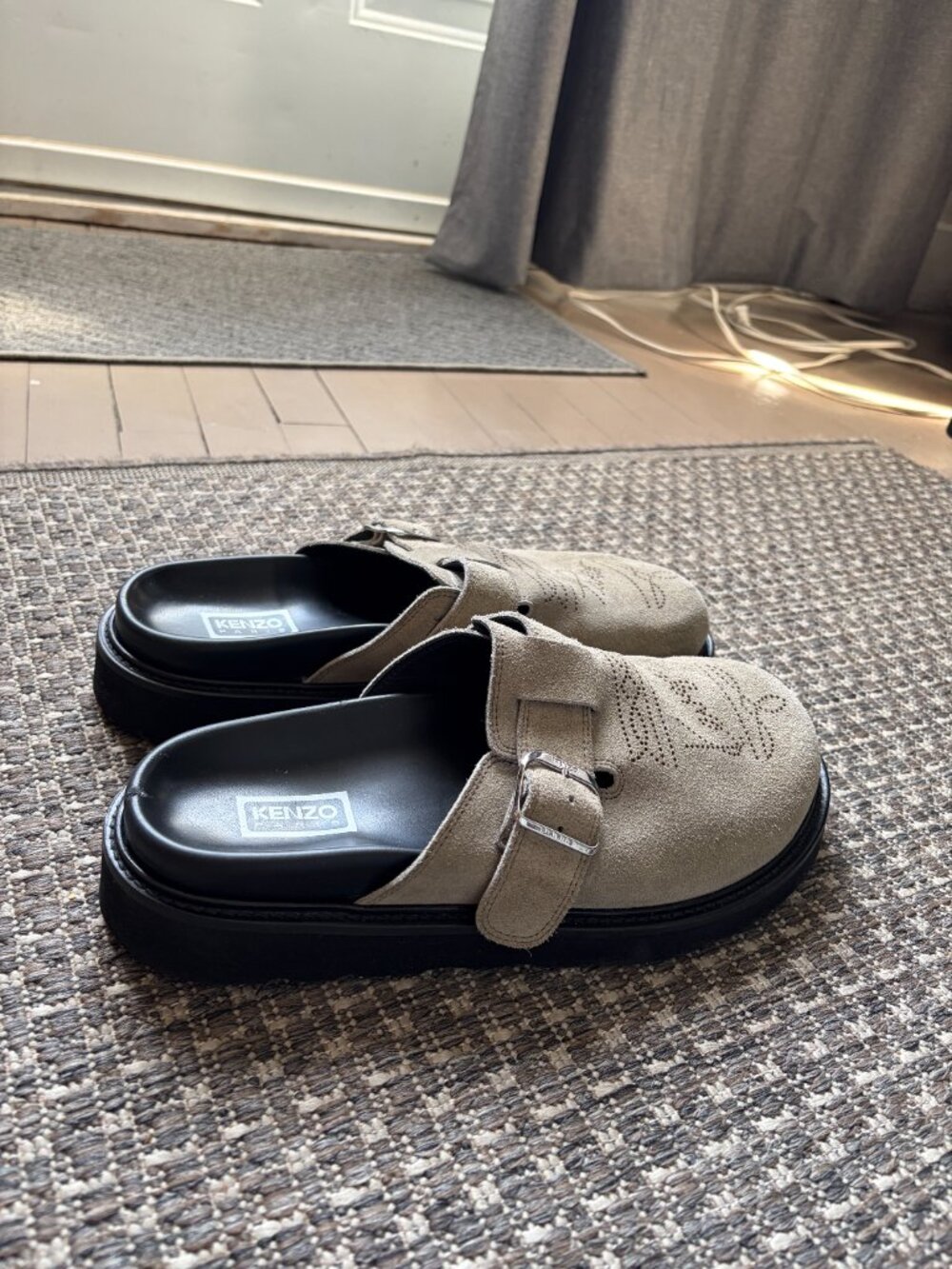KENZO Suede Clogs - Picture 4 of 4